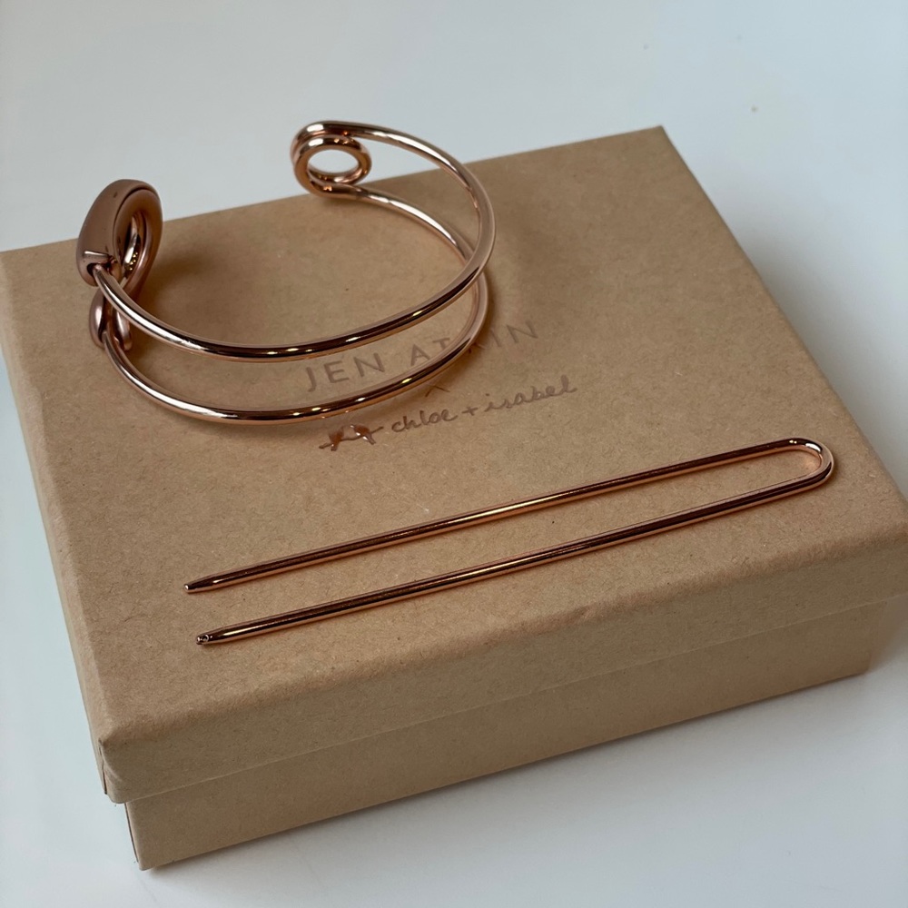 Jen Atkins x Chloe + Isabel Safety Pin Bun Cuff